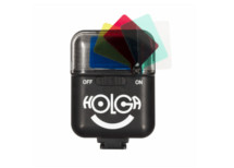 Holga flash with color gels