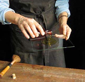 Pouring Collodion