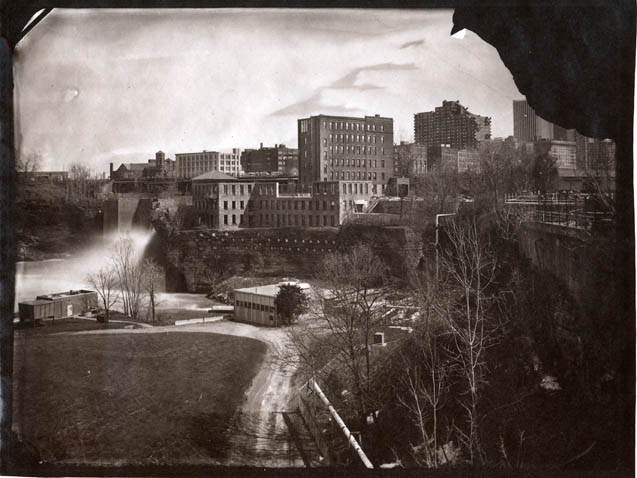 Print from damaged negative